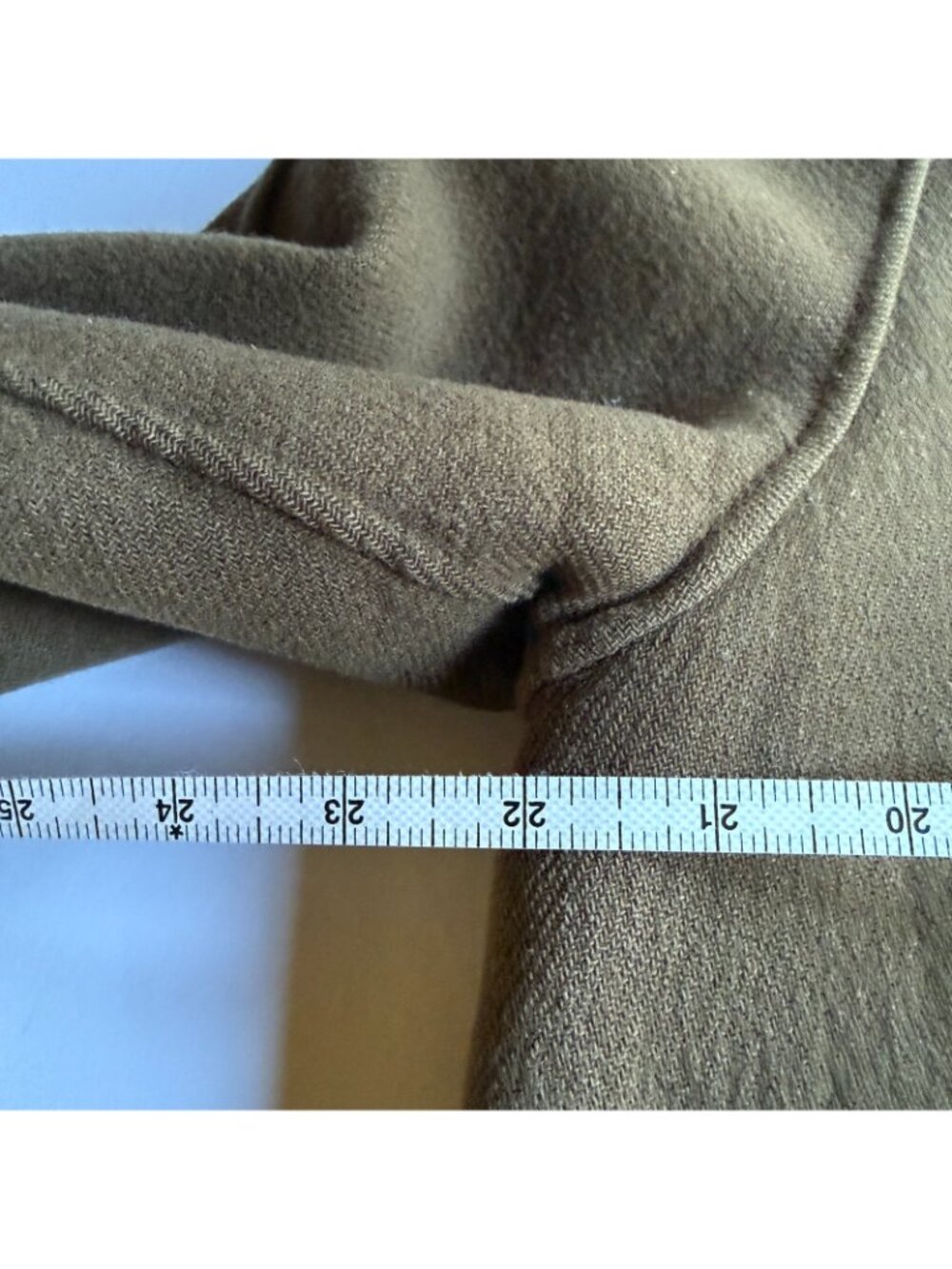 UNITED ARROWS Green Wool Blend Double Breasted Belted Overcoat - Men's Large - Picture 4 of 9